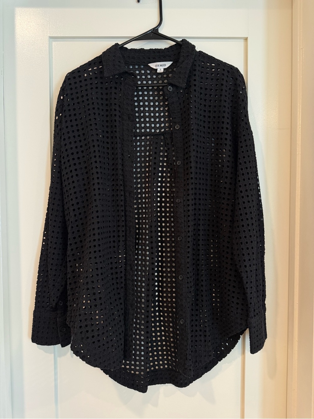 Black Steven madden Button-Up Shirt